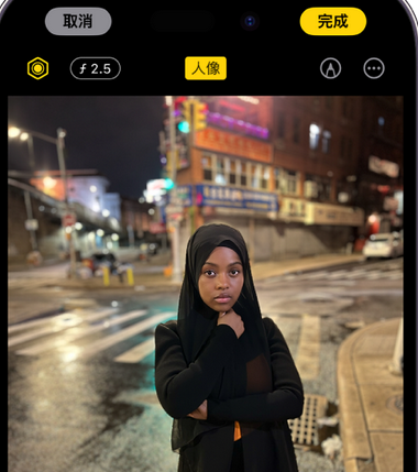 六安苹果15服务店分享如何在iPhone15系列机型拍摄照片中添加人像效果 